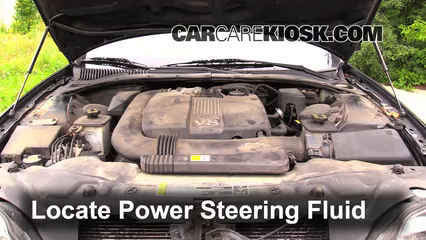 2002 Lincoln LS 3.9L V8 Power Steering Fluid Fix Leaks